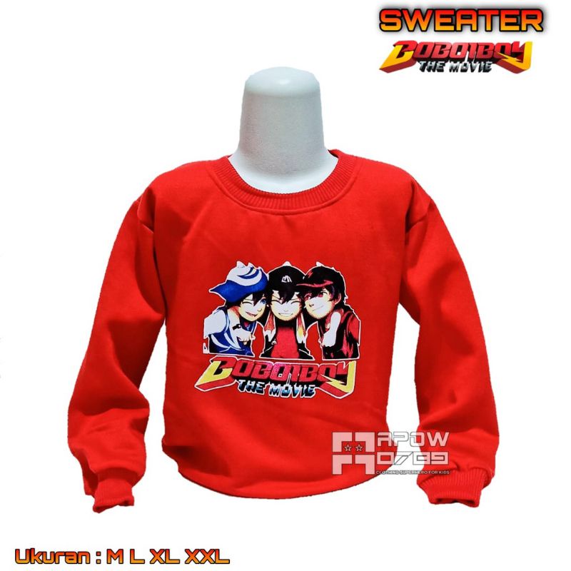 SWEATER ANAK LAKI-LAKI KARAKTER BOBOIBOY - SWEATER ANAK