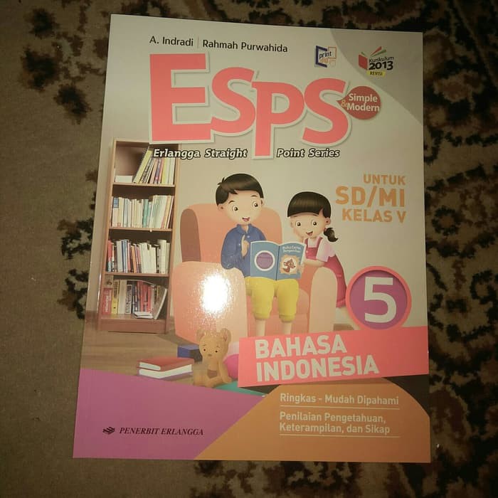 Jual ESPS BAHASA INDONESIA KELAS 5 SD ERLANGGA KURIKULUM 2013  Grosir