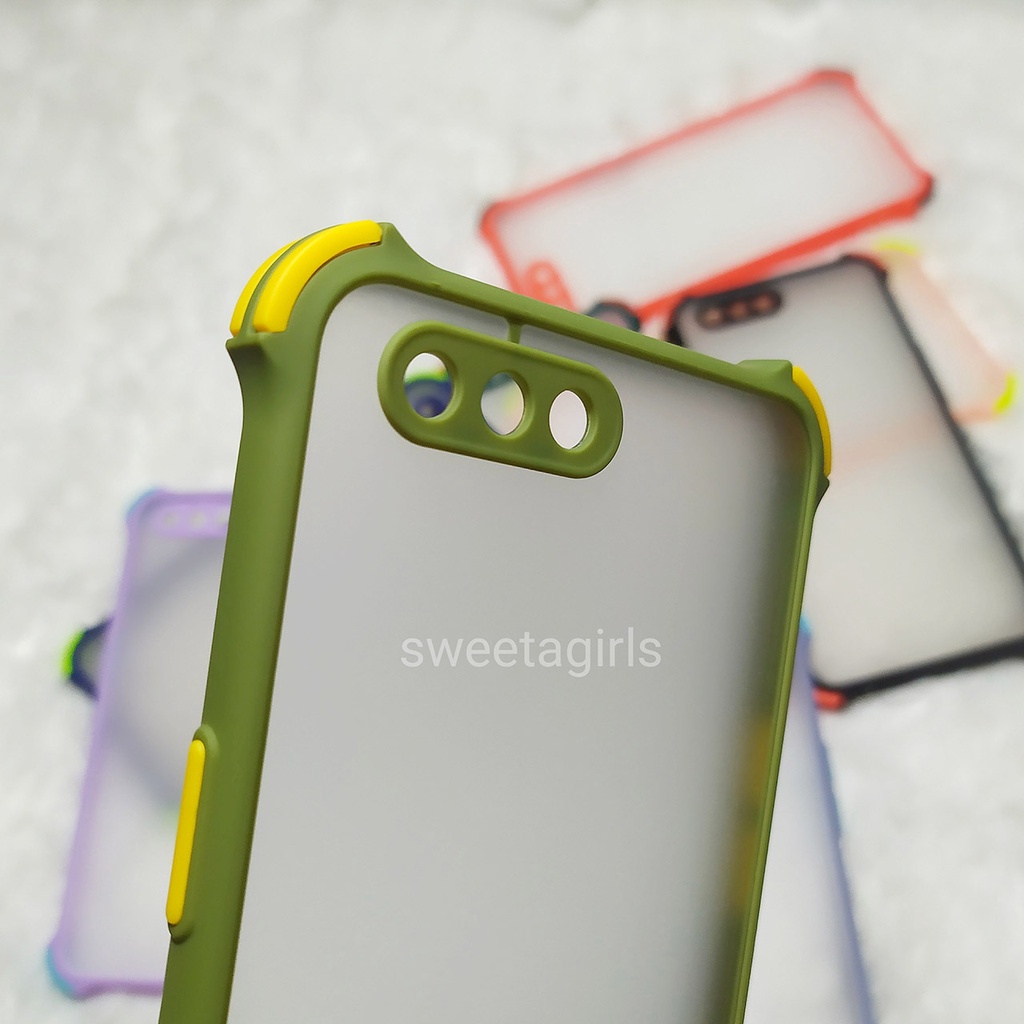 Anticrack Aero Dove untuk OPPO A3s / Realme C1 (Sama Ukuran) - Casing Pelindung Bump Kamera - Matte Candy / Bisa Bayar ditempat / COD / sweetacase.id / Kesing Terlaris untuk Realme / Kesing elegant / casing terbaru