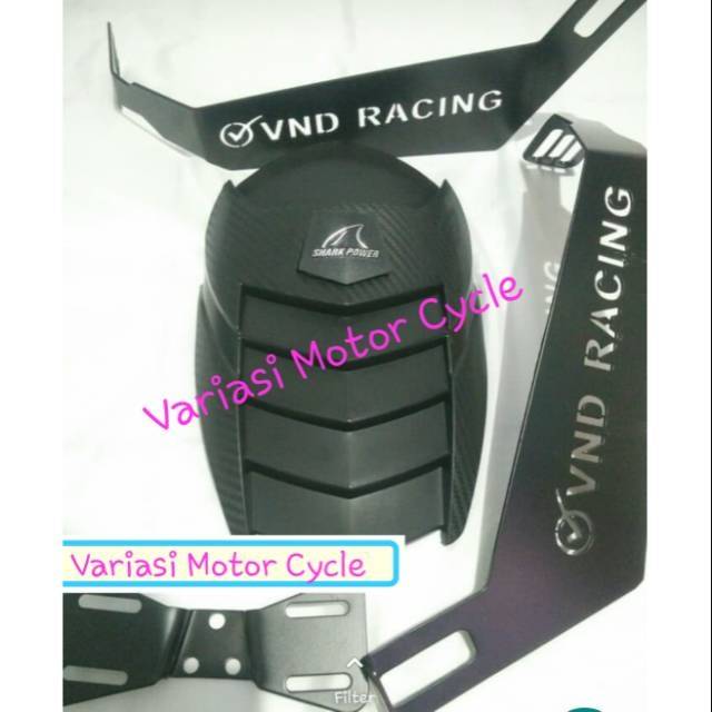Mudguard VND / mudguard shark power vnd shark power/ mudguard spakbor belakang universal