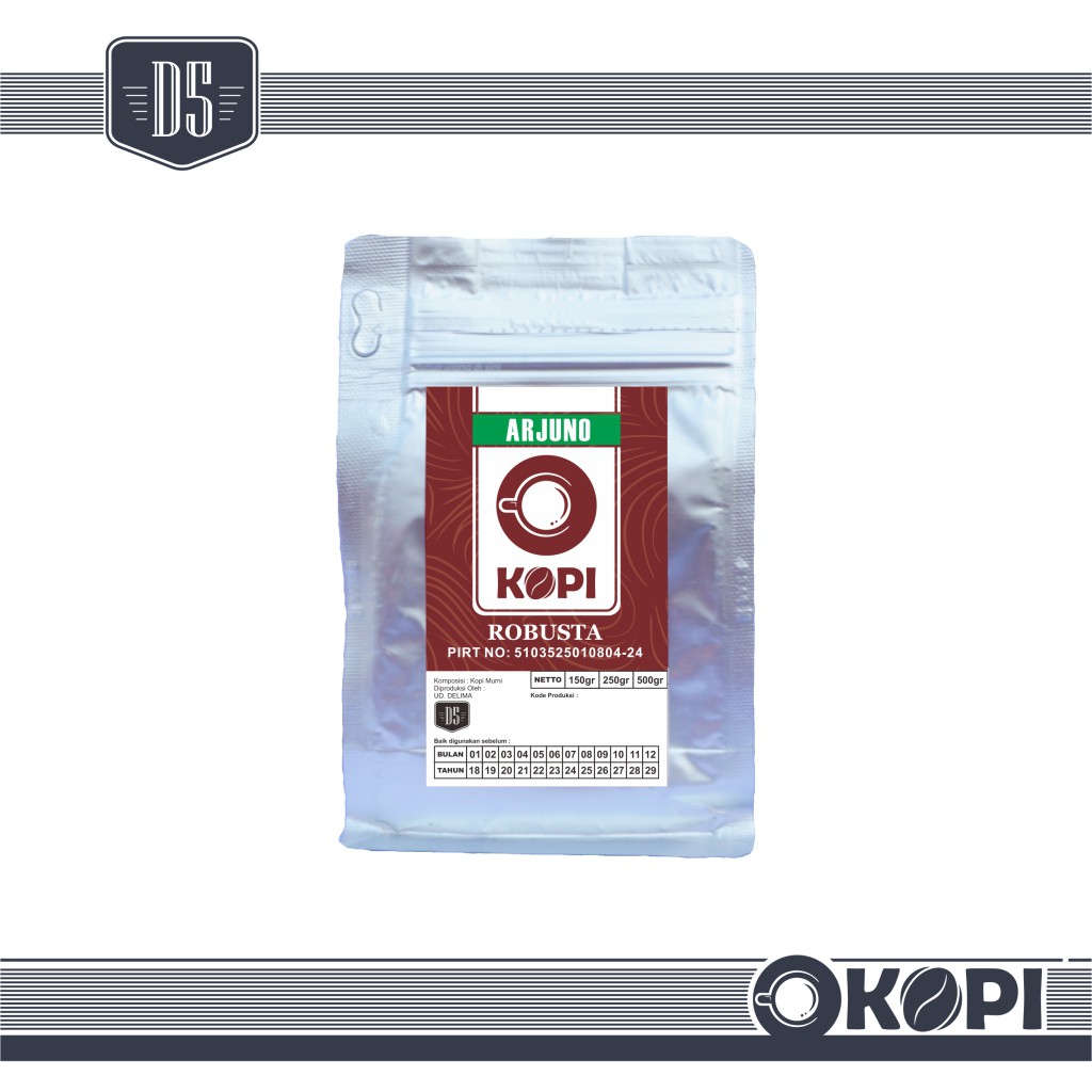 

Okopi Robusta Arjuno 150gr