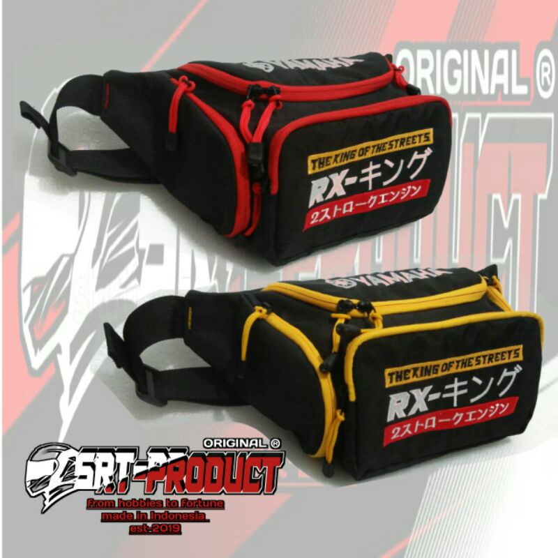 Tas waistbag & topi bordir RX-king / RX king terbaru