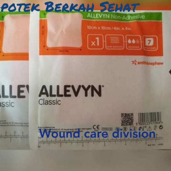 

Allevyn non adhesive ukuran 10x10 CM PER LEMBAR .