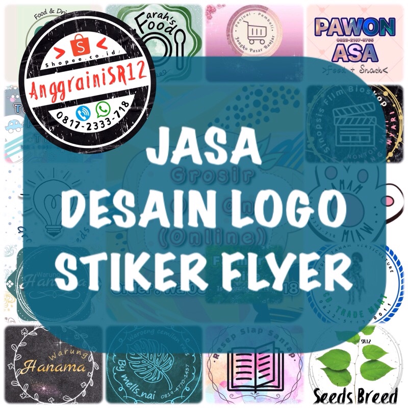 DESAIN LOGO, STIKER, FLYER, BANNER