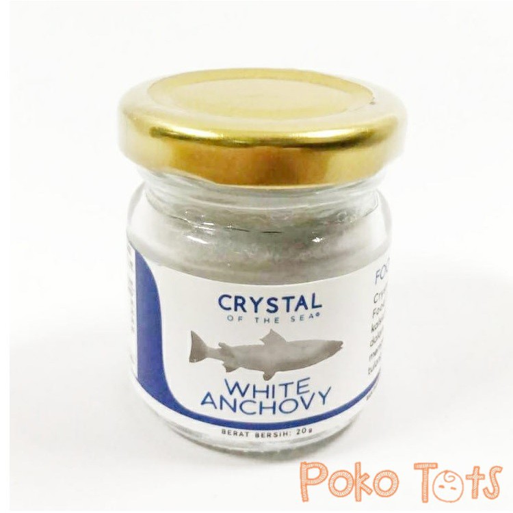 Crystal of the Sea White Anchovy Food Powder 20gr Bubuk Ikan Teri Putih