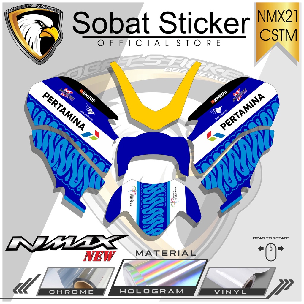 DECAL NMAX NEW 2021 -DECAL NMAX NEW 2021 DEPAN