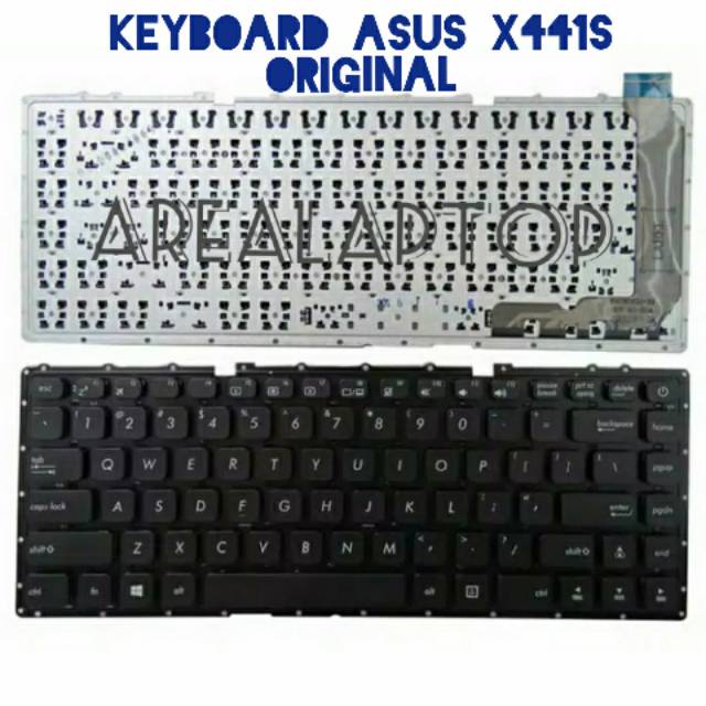 KEYBOARD ASUS X441S HITAM ORIGINAL