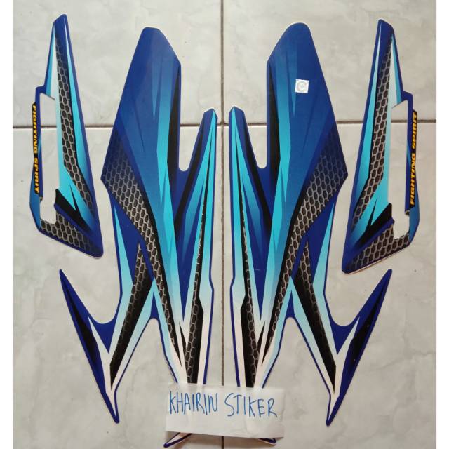 Striping rx king 2005 biru