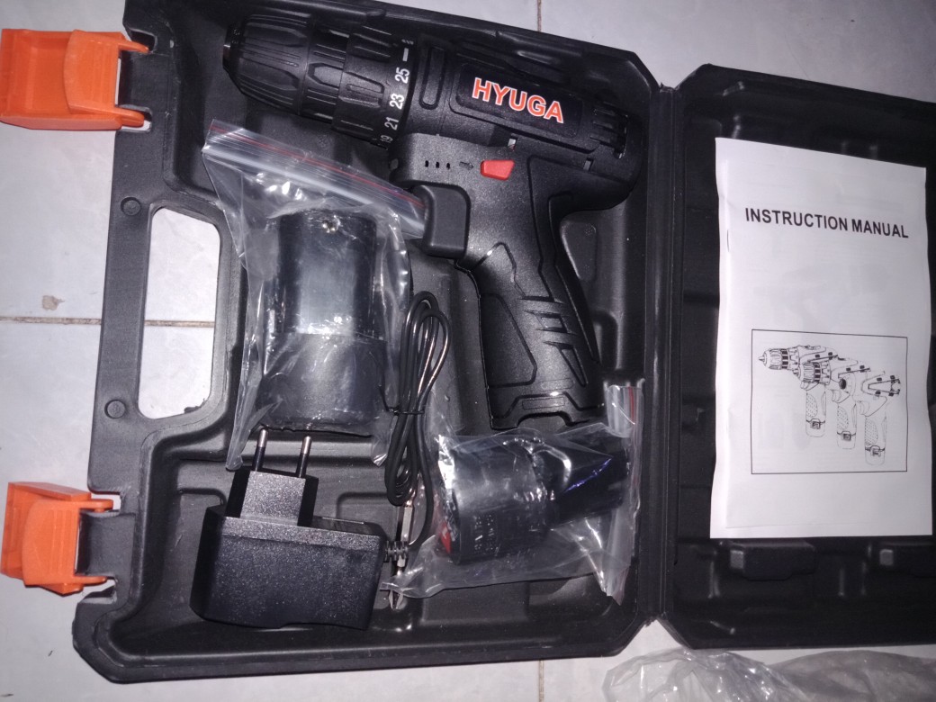 Promo Mesin Bor Baterai Cordless Hyuga By Uchiha Japan Teknologi Tembok Besi Kayu