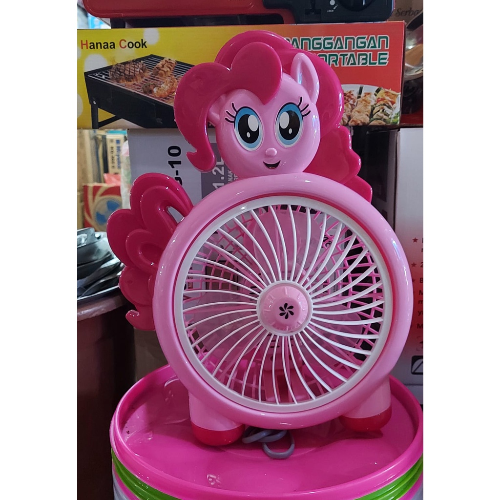 Kipas Kuda Poni Pink Welhome WH-106P 10 inch