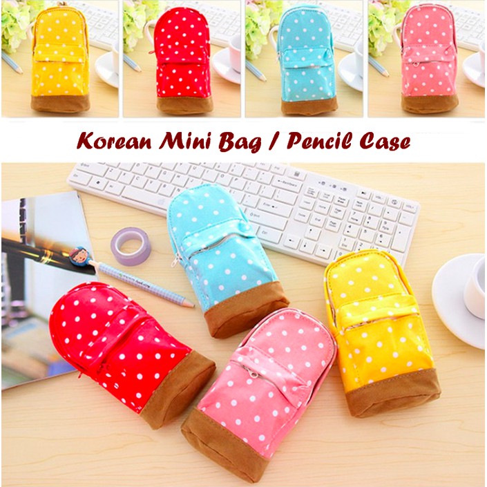 

Korean Mini Bag / Pencil Case/ Kotak Pensil Unik