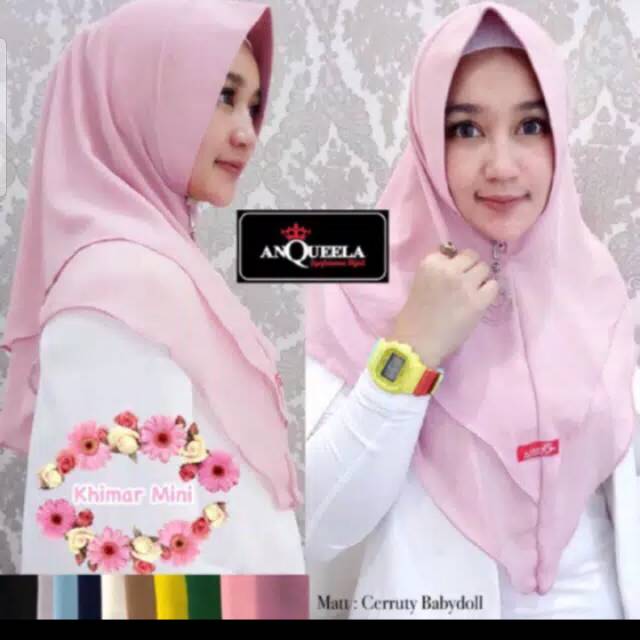 hijab anqueela, jilbab anqueela, anqueela ORI, jilbab Khimar mini