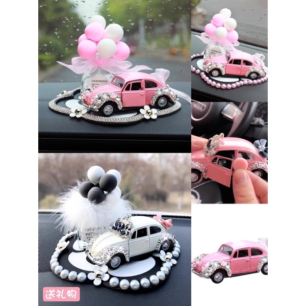 Pajangan Dashboard Mobil VW Blink Swarovski Tempat Parfume