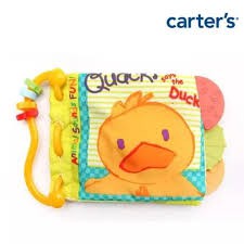 Soft Book TeetheR Book Carter Soft book Buku bantal anak Buku kain bayi buku cerita inggris anak Buku Kain Bayi Bunyi Nyit Nyit Softbook Buku Bantal Soft book