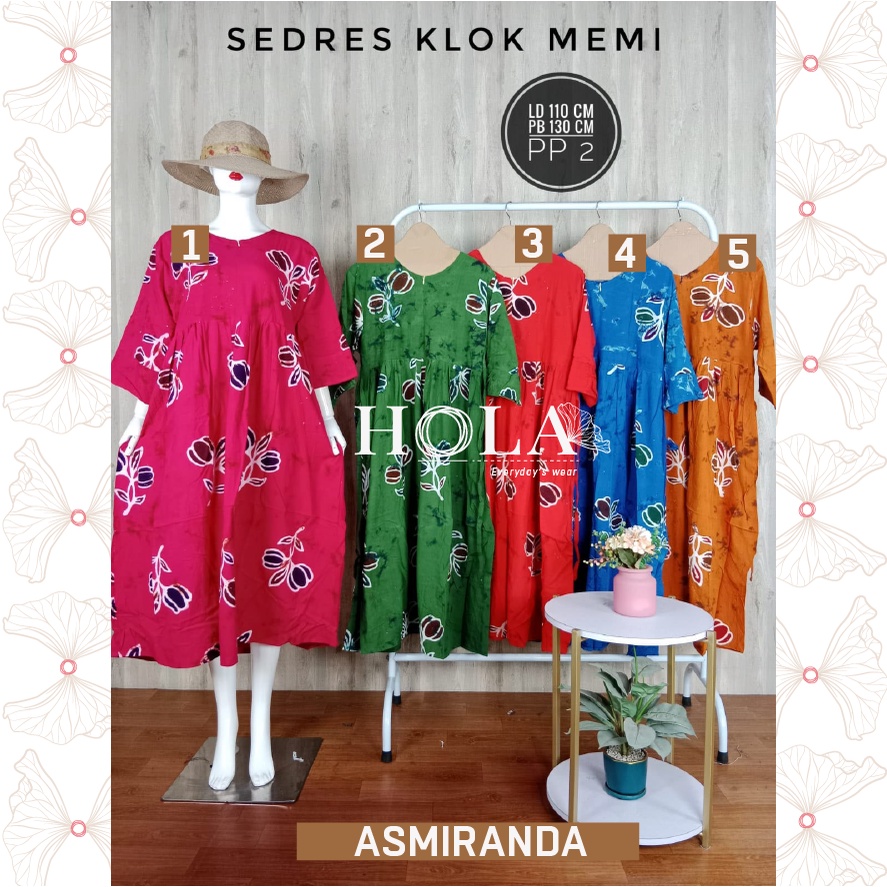 HOLA_FASH | Sekdres Messha klok, sekdres Messa, Sekdres Klok motif Sunan, Sekdres asmiranda-PP2-FS-SASMR01