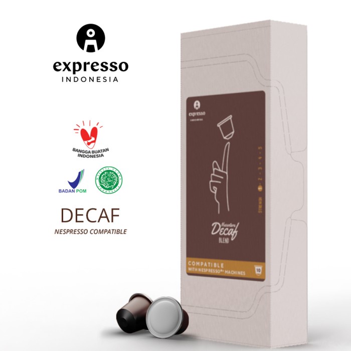 

[BISA COD] Expresso Indonesia - Coffee Capsule - Decaff - Nespresso Compatible