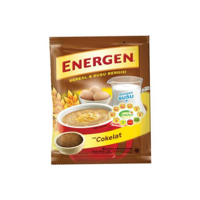 

Energen Sereal Cokelat isi 5 sachet x 29 gr
