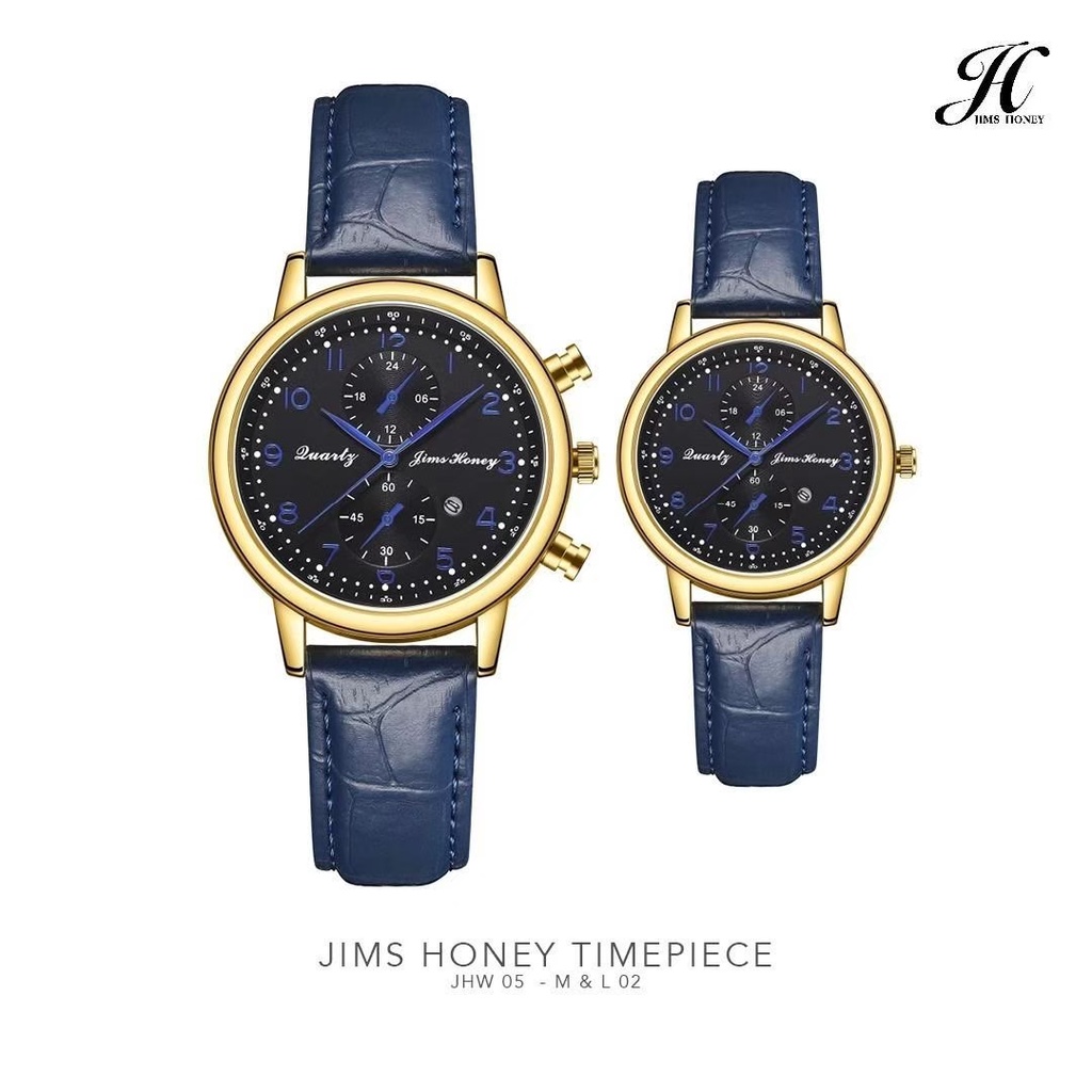 (BISA COD) JAM TANGAN CEWEK COUPLE COWOK TERBARU JIMSHONEY IMPORT MURAH JHW 05 PROMO (FREE BOX)