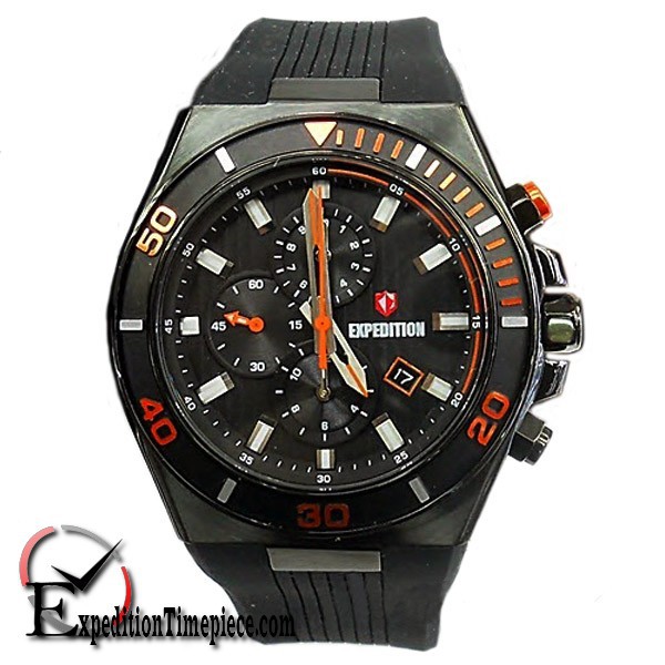 Jam Tangan Expedition E 6634 M Black Orange