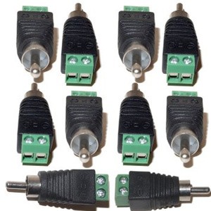 Jack RCA Male Sekrup Konektor Audio CCTV