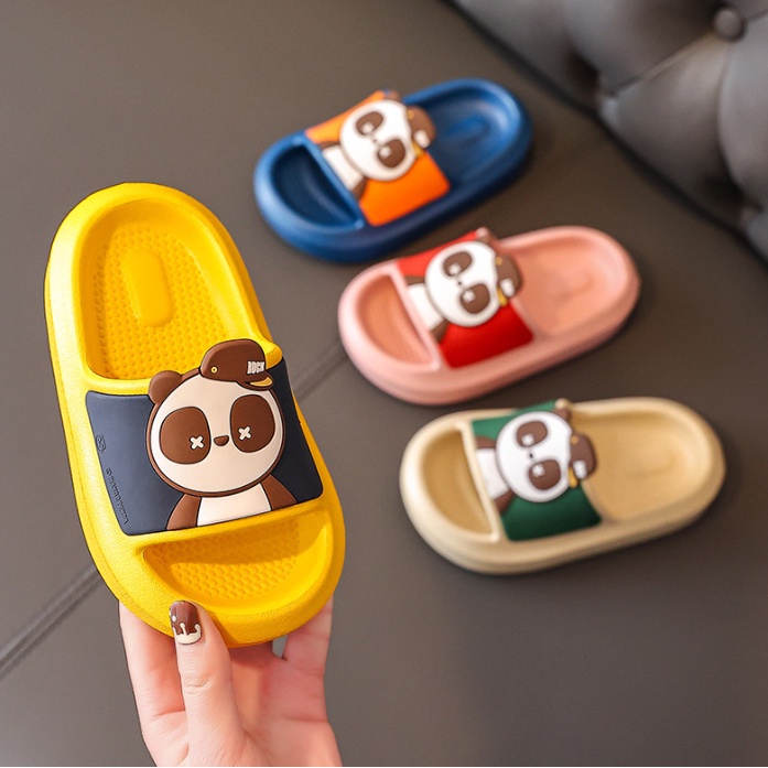 Sandal Anak Laki-laki / Perempuan Gambar Panda Lucu EVA Anti Slip SA05