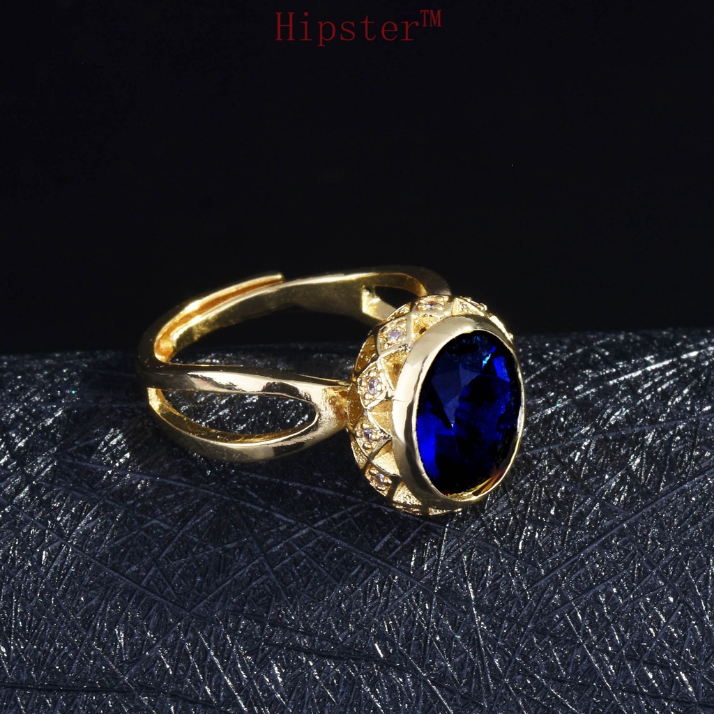 Cincin Tunangan Dengan Sapphire Untuk Wanita