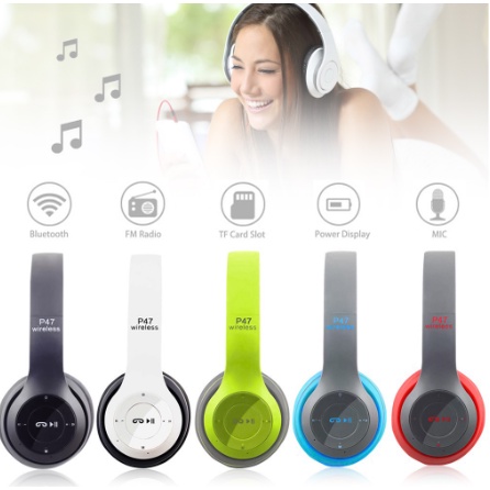 HEADSET BLUETOOTH MIC HEADPHONE BLUETOOTH