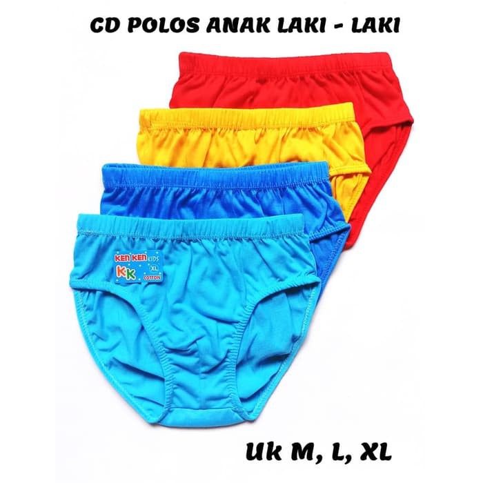 CELANA DALAM ANAK COWOK SEMPAK ANAK LAKI KATUN POLOS UKURAN M,L,XL