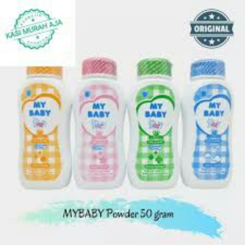 My Baby Powder Bedak Bayi Kemasan 50 Gram (KECIL)