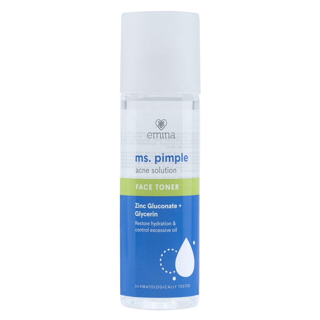 LIMITED EDITION! Emina Ms Pimple Face Toner 100 ml - Ratu Ghania's pick for Face Toner BISA COD