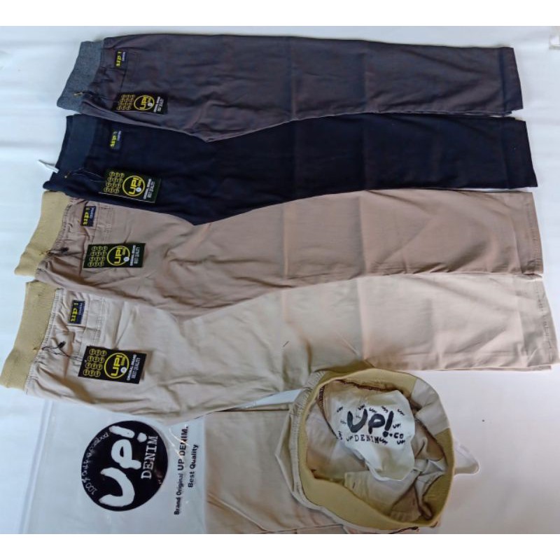 CELANA CHINOS UP DENIM ( ORIGINAL PEKALONGAN )