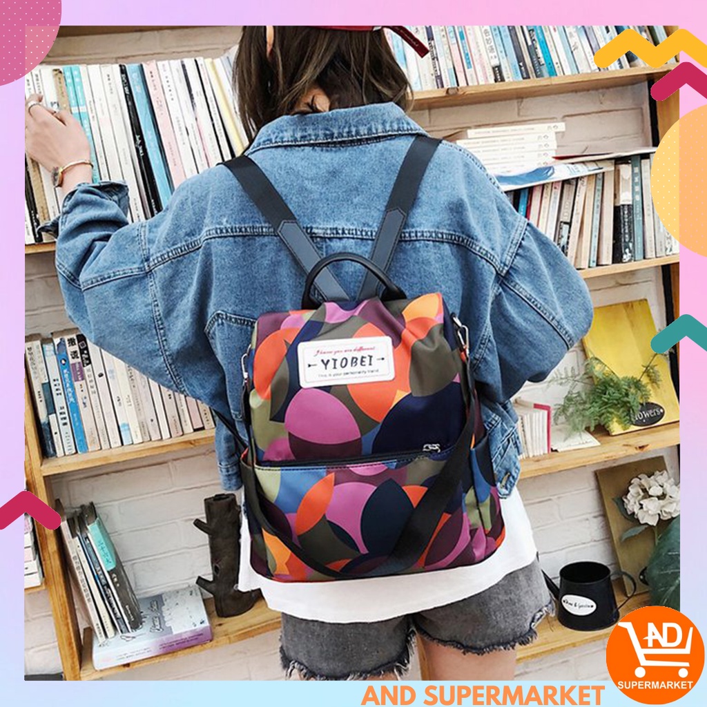 AND / COD / Tas Ransel Backpack Fashion Wanita Tas / Ransel Korea Tas Wanita Punggung Import Kantor Kerja Sekolah Kuliah Outdoor Trendy Fashion Style Travel Casual / tas laptop branded cewek kekinian ransel waistbag wanita impor model / T51