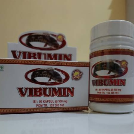 VIBUMIN / Kapsul Ikan Gabus / supplement pasca operasi / Obat Ikan Gabus