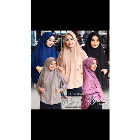 Hijab Bergo tangan Aliya