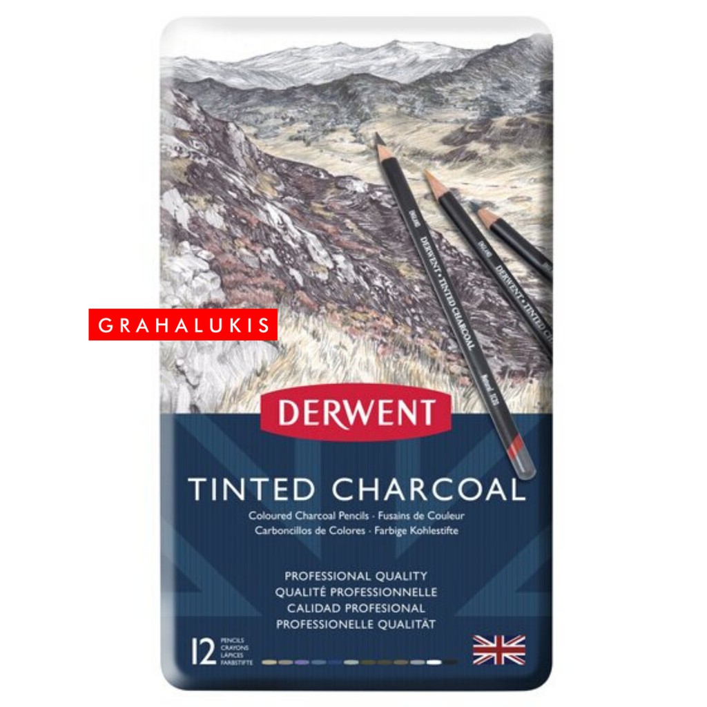 Derwent Tinted Charcoal 12