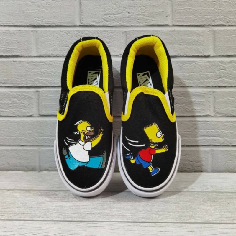 Sepatu Anak Vans Slip On x The Simpsons