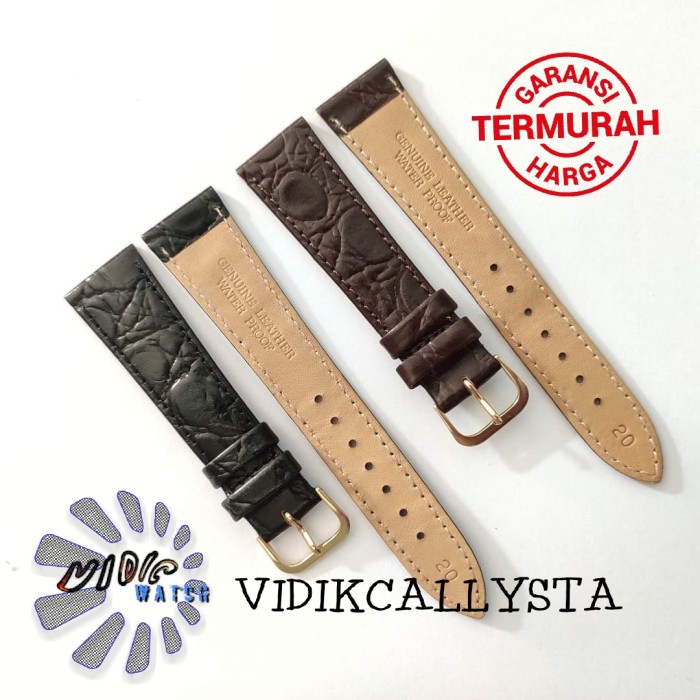 Strap Tali Jam Tangan 20mm Tali jam kulit 20 mm LKZ20 bagus