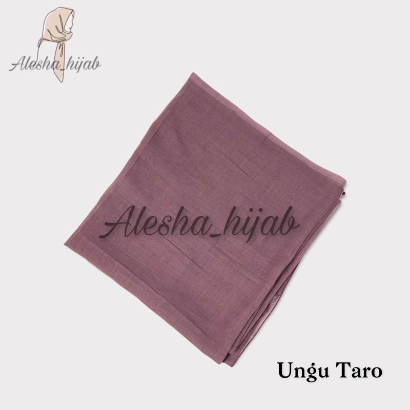 Segi Empat Paris | Jilbab Paris | Hijab Paris | Kerudung Paris Polos Premium-Ungu Taro