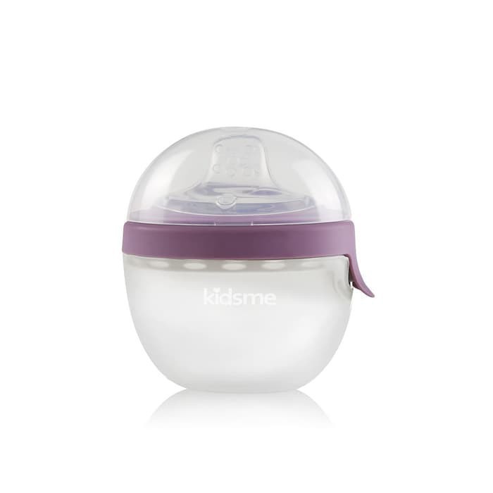 KIDSME 2IN1 SILICONE OVAL FEEDING BOTTLE SET 150ML 160507