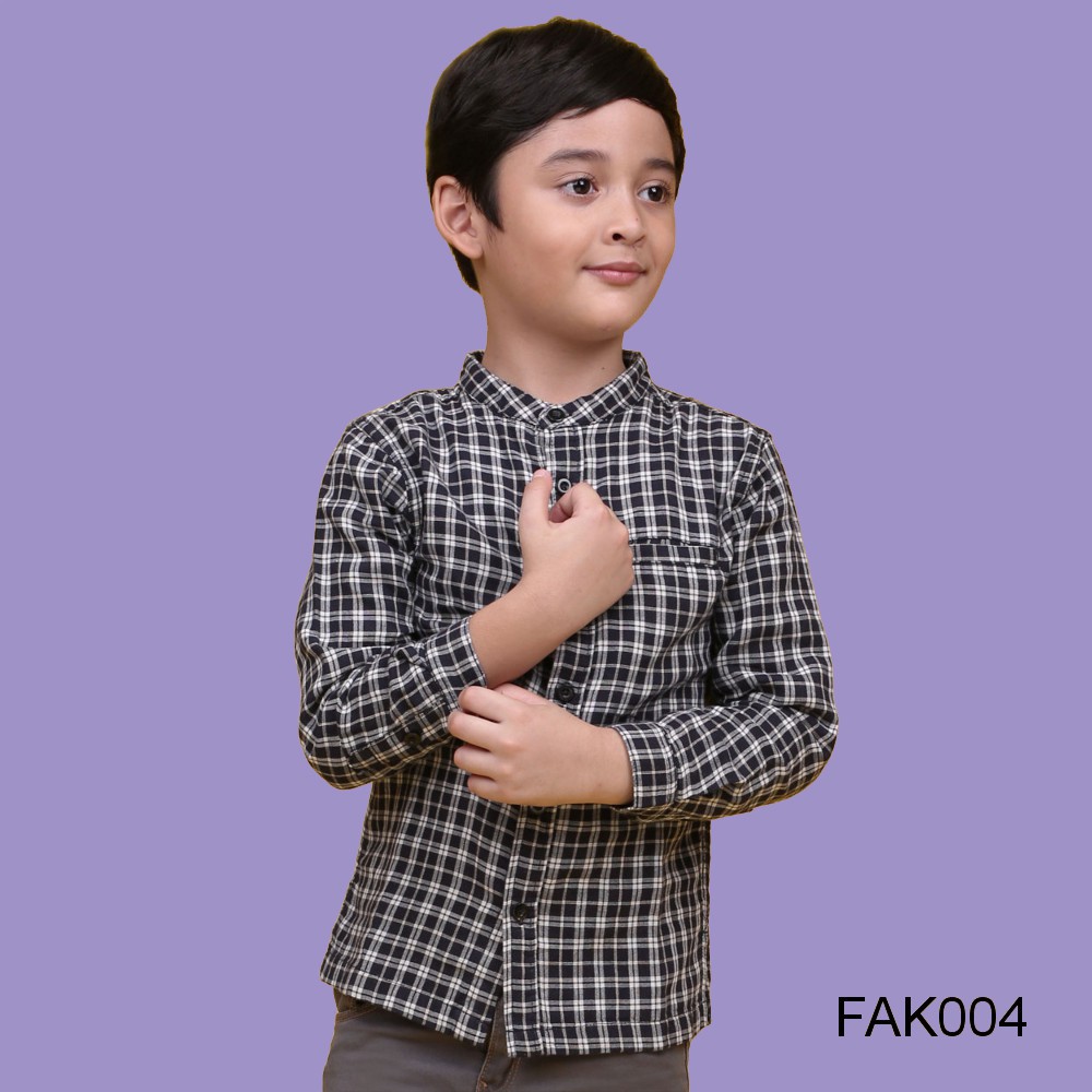 Size L - Baju Koko Anak Afrakids - Baju Muslim Anak Laki-Laki