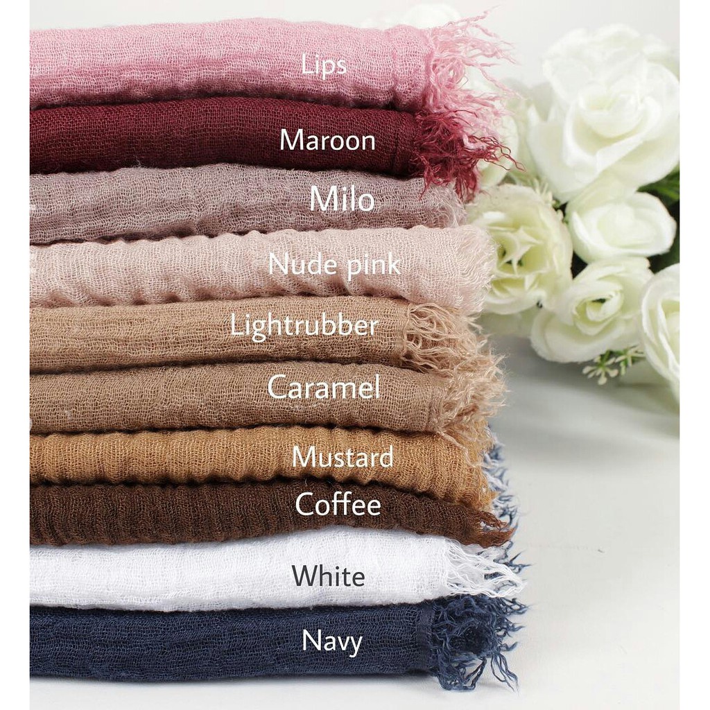 AV - PASHMINA CRINKLE  PREMIUM (TURKEY/LEBANON STYLE) BEST SELLER