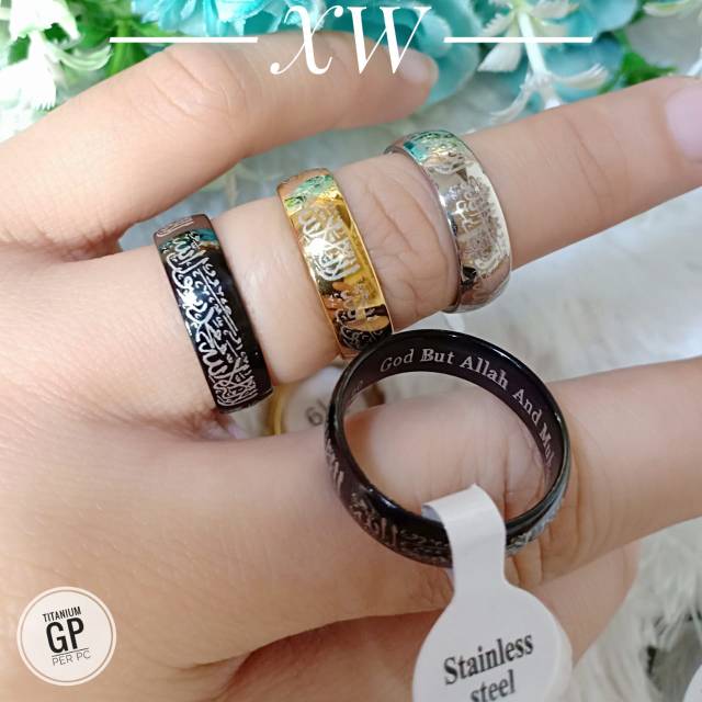 Cincin tauhid titanium Shopee Indonesia