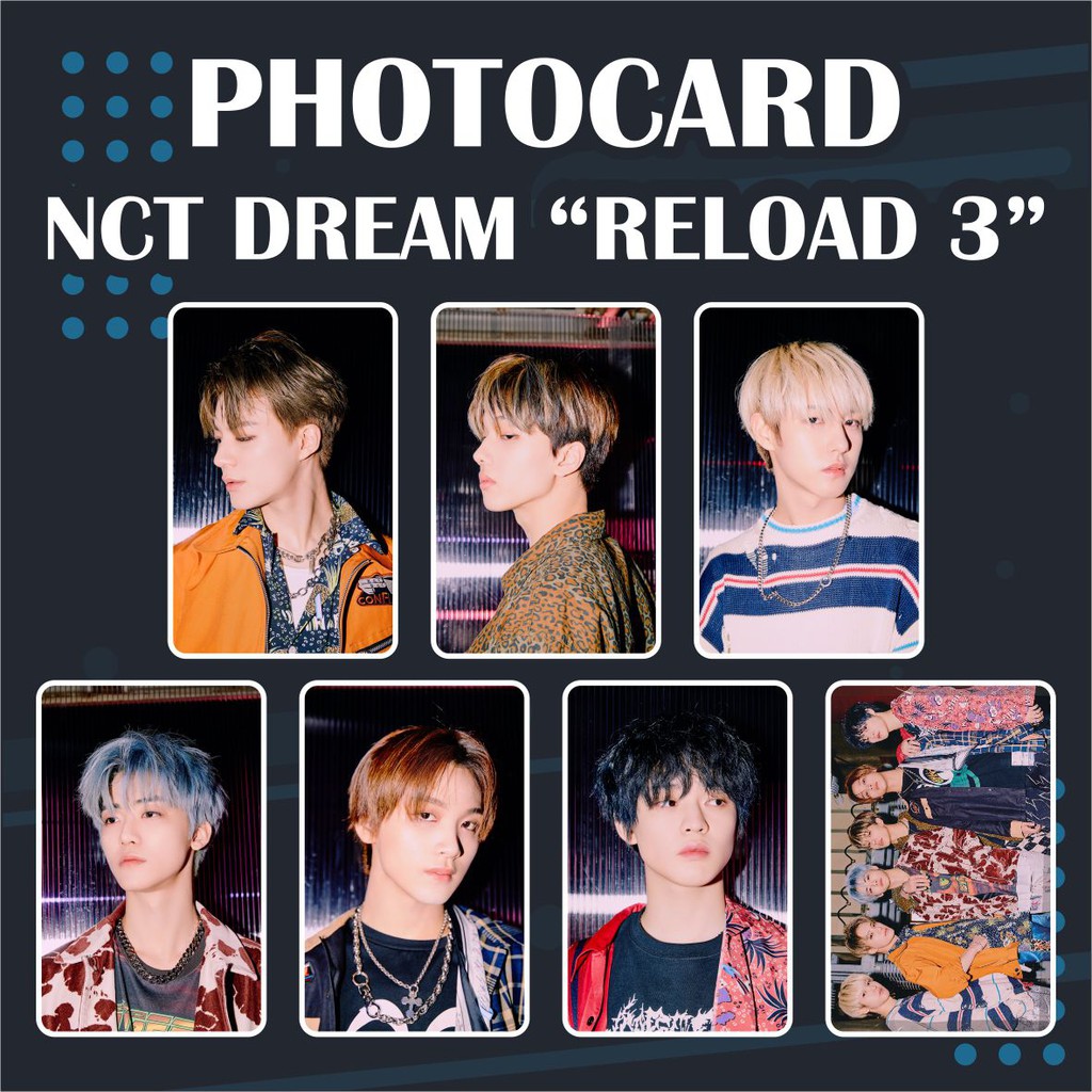 (READY STOCK) PHOTOCARD NCT DREAM RELOAD KPOP MURAH