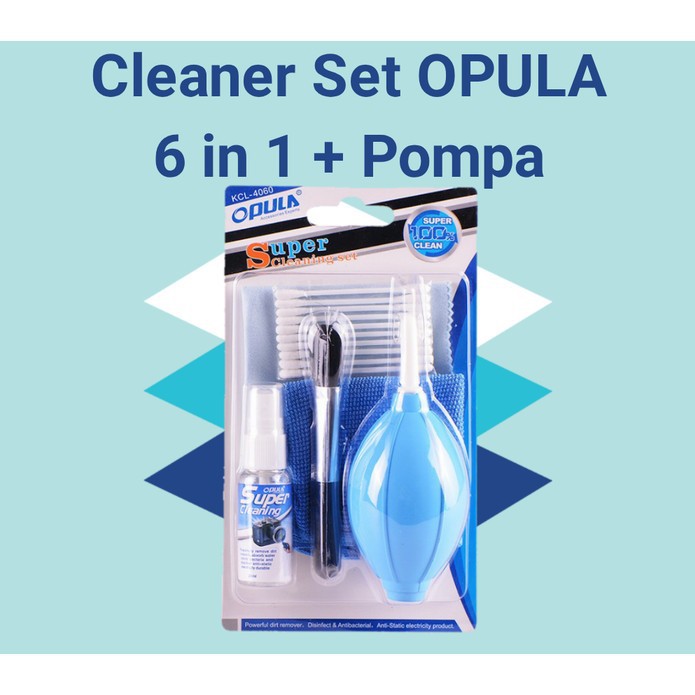 Lcd cleaner 6in1 set vacuum - Pembersih laptop-kamera-keyboard universal + pompa