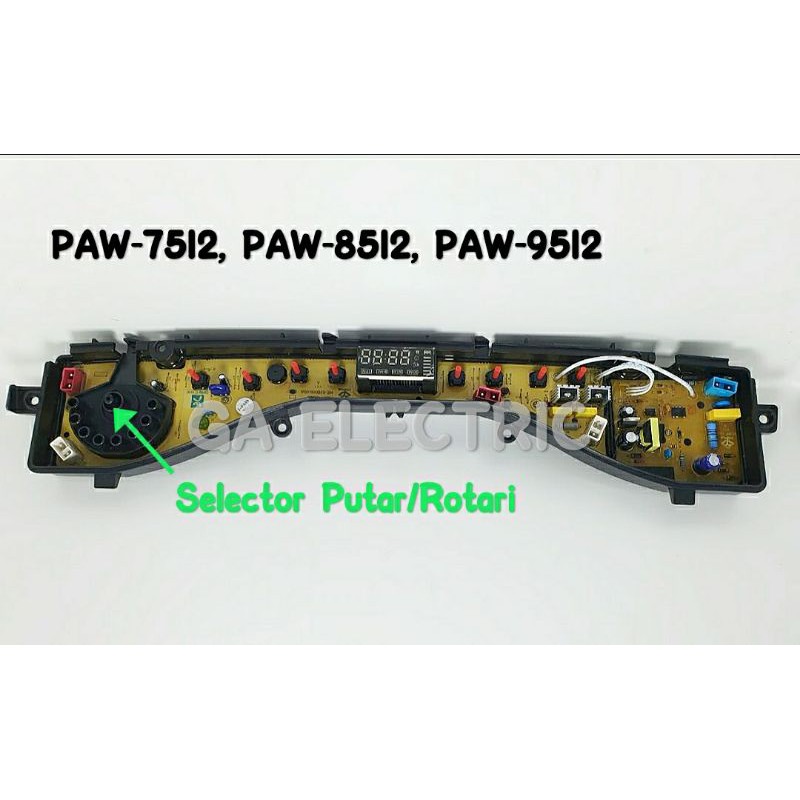 MODUL PCB KE-020006-00A MESIN CUCI POLYTRON PAW-7512 PAW-8512 PAW-9512