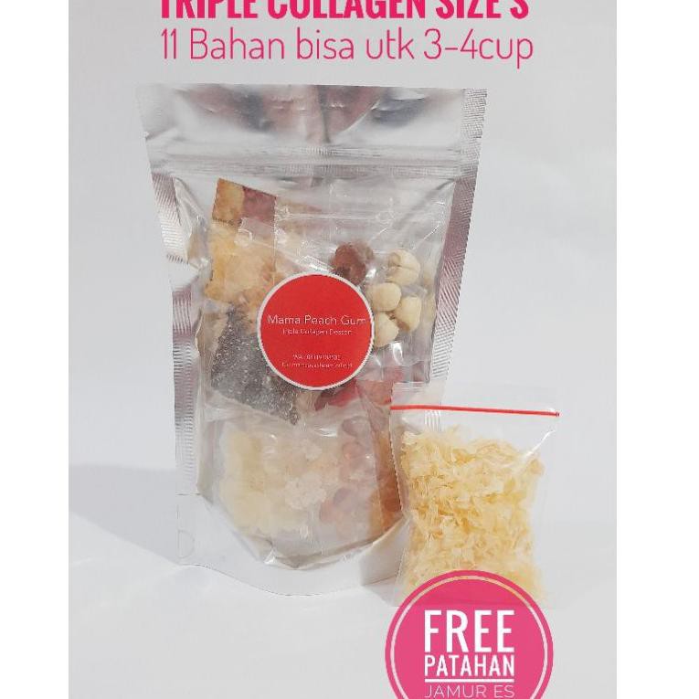 

L4gi dizconTRIPLE COLLAGEN Dessert size S ( Peach gum , Snow bird nest , honey locust ) R3kom3nd3dS.