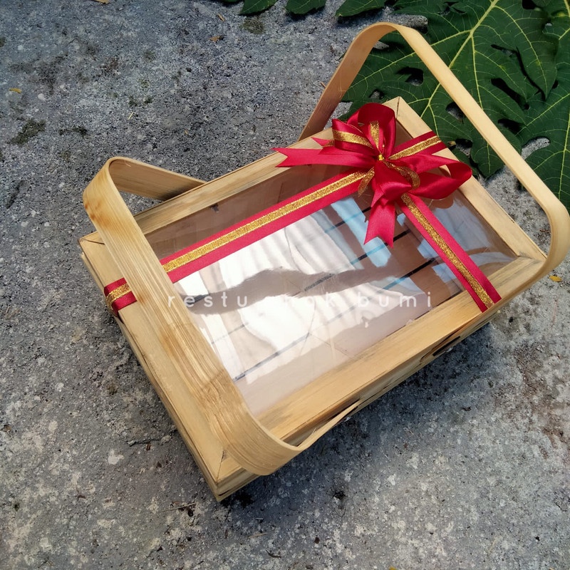 

keranjang hantaran Keranjang Bambu Parcel Flat 30x20/hantaran/nikahan/seserahan/hampers/bingkisan/wedding/hadiah/giftbox/keranjang/wadah makanan/gift/sembako/roti/cake/nasi/catering/nasi box/food/lamaran/tradisi/craft