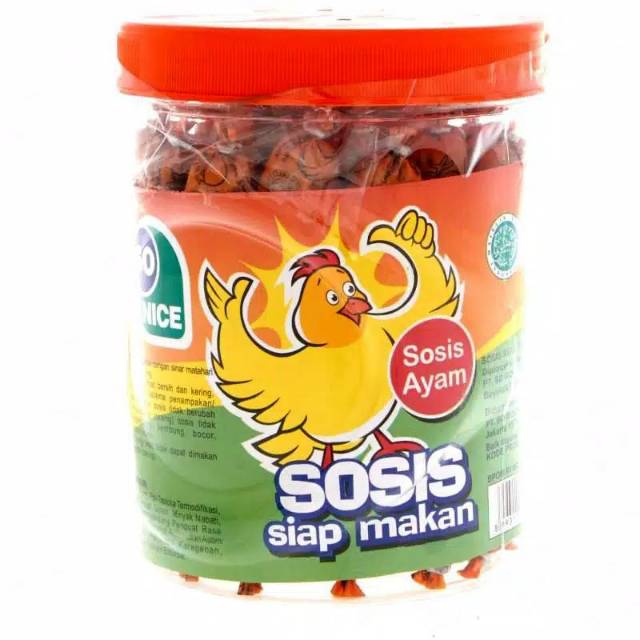 Sosis sapi dan ayam siap makan