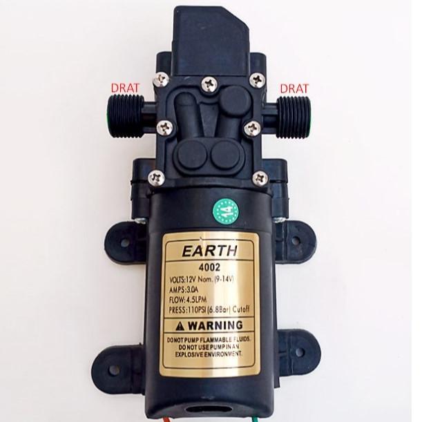 Dinamo Pompa Air Dc Earth Drat - Drat 100 Psi