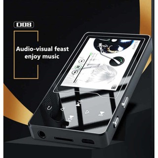 Original Ruizu D08 DAP 8Gb Full Metal MP3  Player with Speaker 1080P